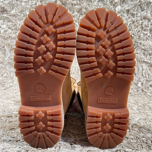 Timberland tan 6" wheat boot leather & gum sole work boots hikers BTS grunge - Picture 9 of 12